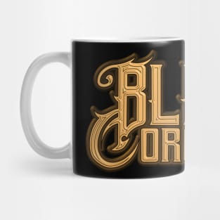 Black orchid tattoo Mug